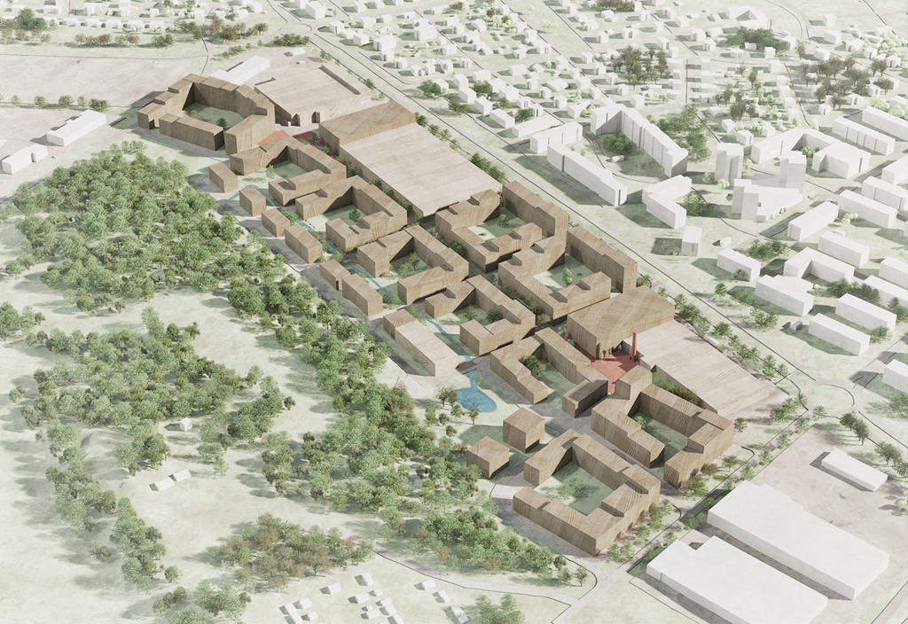 Första etappen av en ny stadsdel i Norrköping