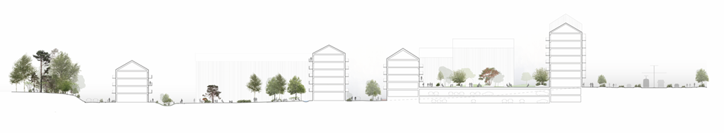 Första etappen av en ny stadsdel i Norrköping